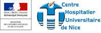logos CHU de Nice et du Ministère de la santé